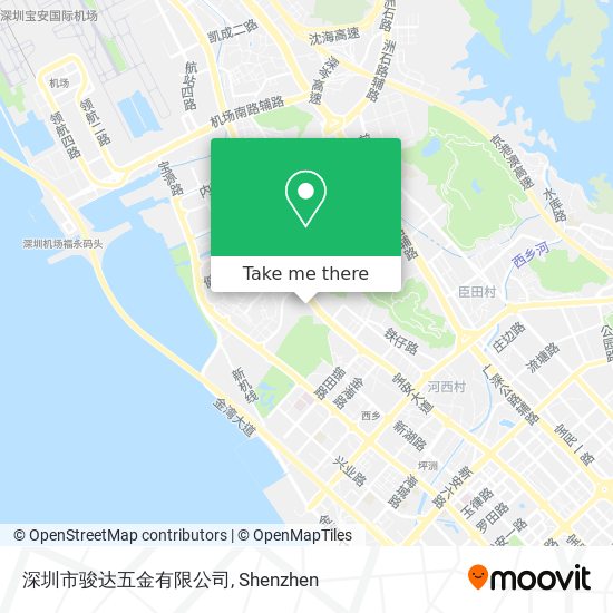 深圳市骏达五金有限公司 map