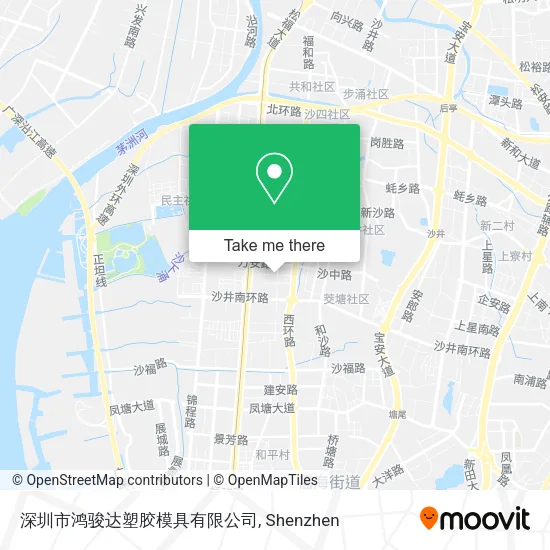 深圳市鸿骏达塑胶模具有限公司 map