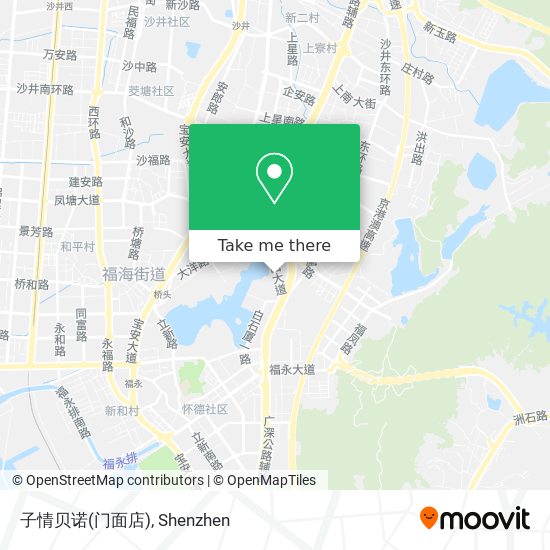 子情贝诺(门面店) map