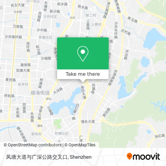 凤塘大道与广深公路交叉口 map