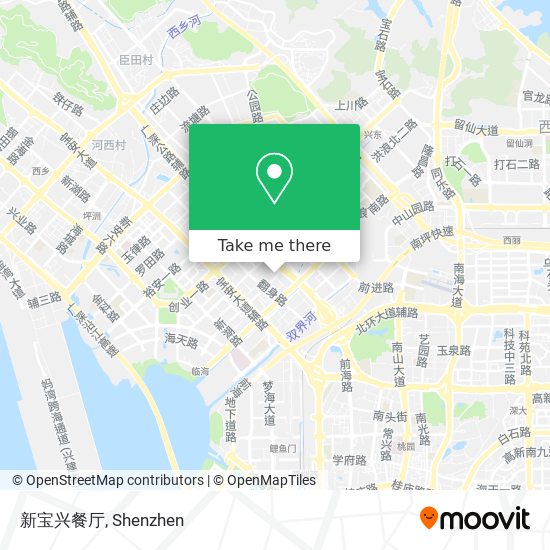 新宝兴餐厅 map