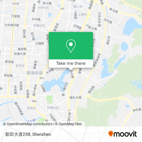 新田大道258 map