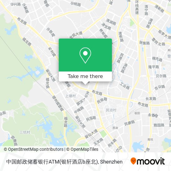 中国邮政储蓄银行ATM(银轩酒店b座北) map
