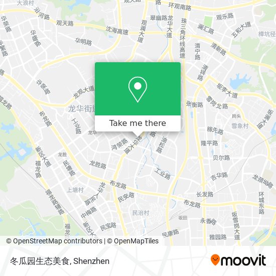 冬瓜园生态美食 map