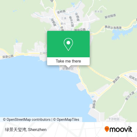 绿景天玺湾 map