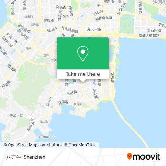 八方牛 map
