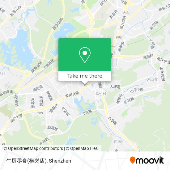 牛厨零食(横岗店) map