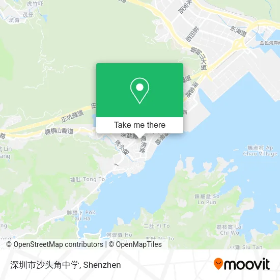 深圳市沙头角中学 map