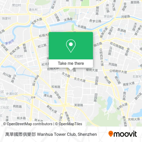 萬華國際俱樂部 Wanhua Tower Club map