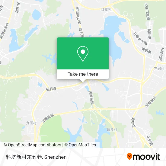 料坑新村东五巷 map