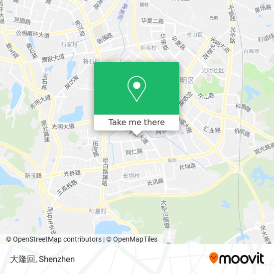大隆回 map