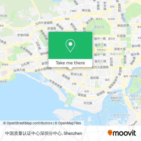 中国质量认证中心深圳分中心 map
