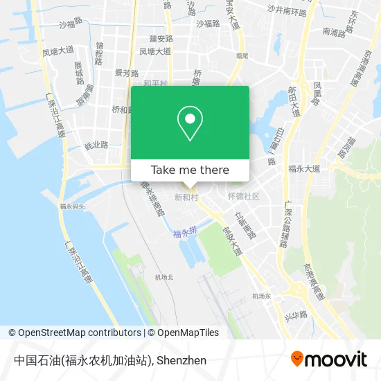 中国石油(福永农机加油站) map
