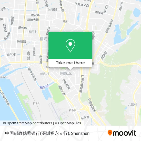 中国邮政储蓄银行(深圳福永支行) map