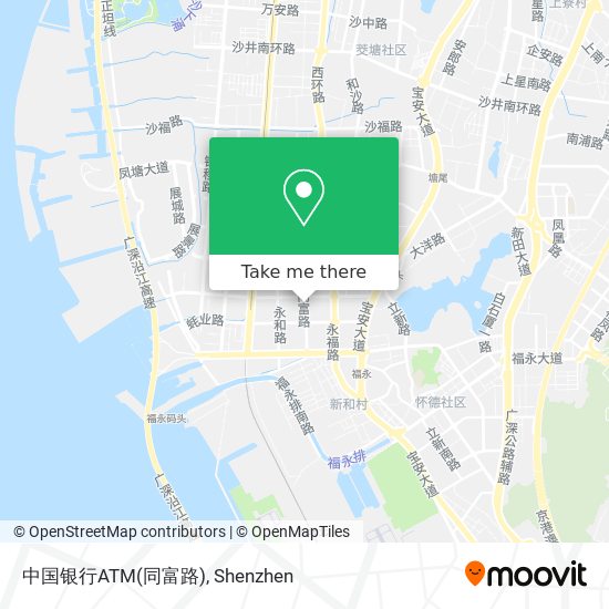 中国银行ATM(同富路) map