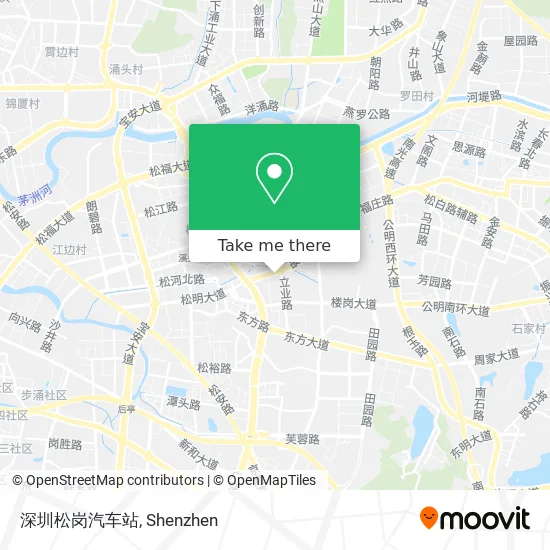 深圳松岗汽车站 map