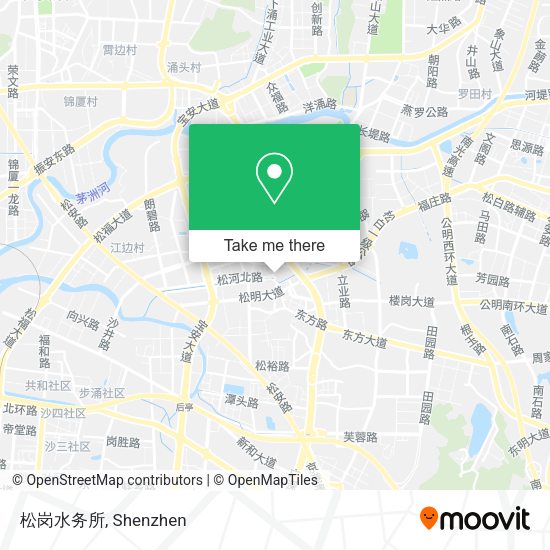 松岗水务所 map