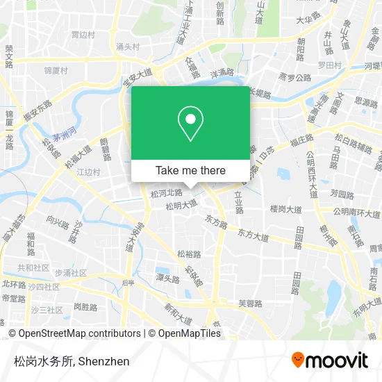 松岗水务所 map
