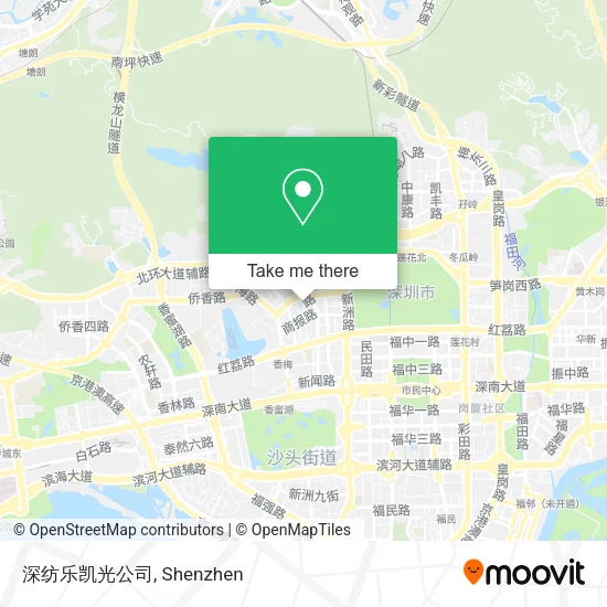 深纺乐凯光公司 map