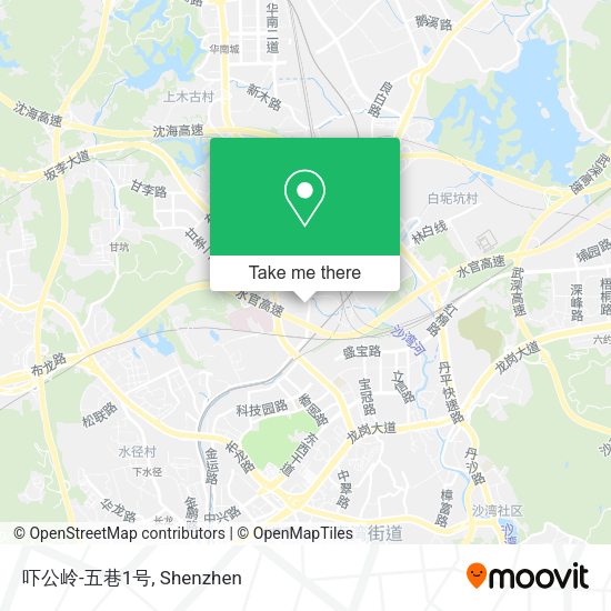 吓公岭-五巷1号 map