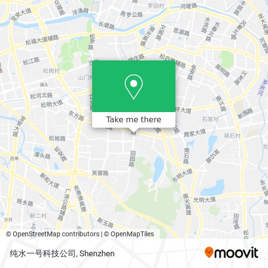 纯水一号科技公司 map
