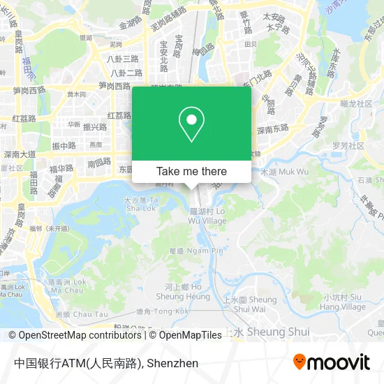 中国银行ATM(人民南路) map