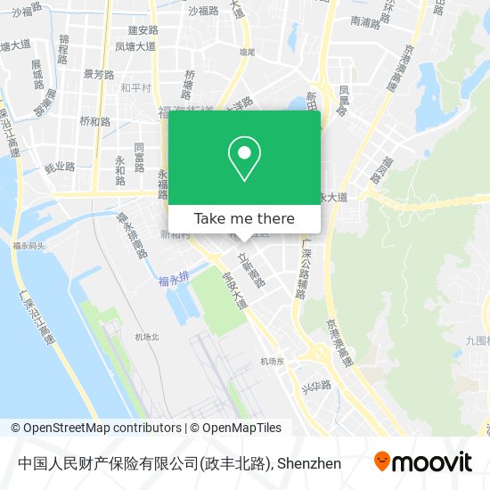 中国人民财产保险有限公司(政丰北路) map