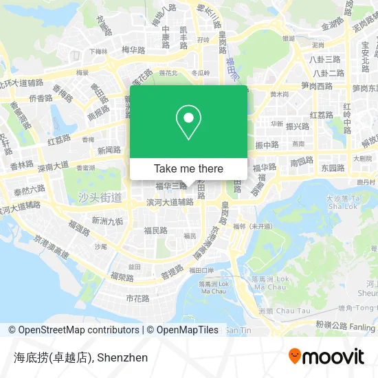 海底捞(卓越店) map