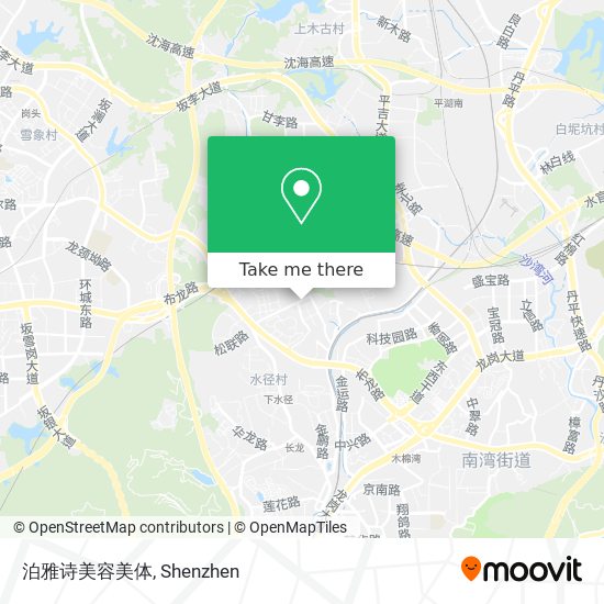 泊雅诗美容美体 map
