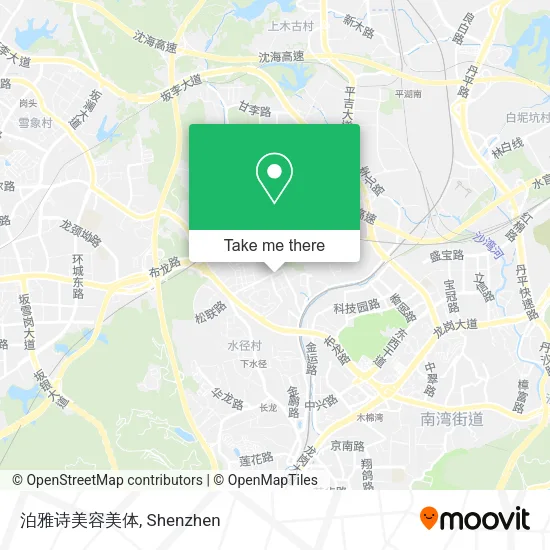 泊雅诗美容美体 map