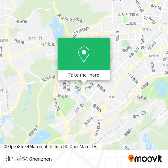 潮生活馆 map
