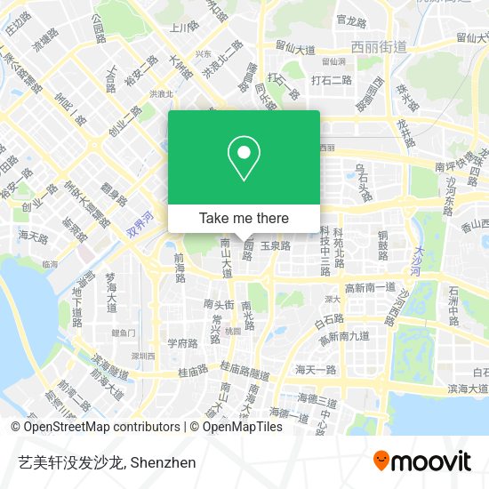 艺美轩没发沙龙 map