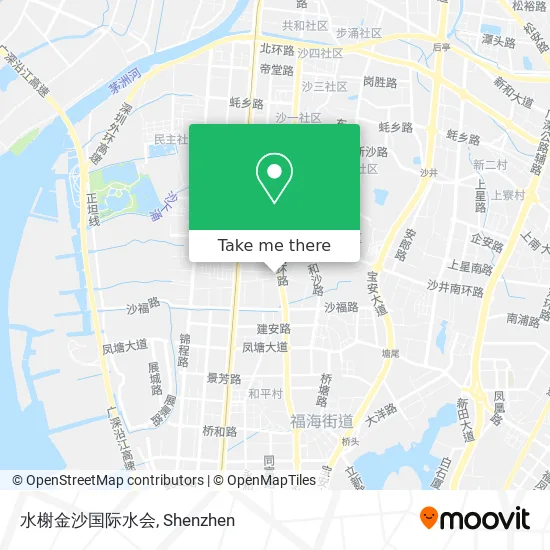 水榭金沙国际水会 map