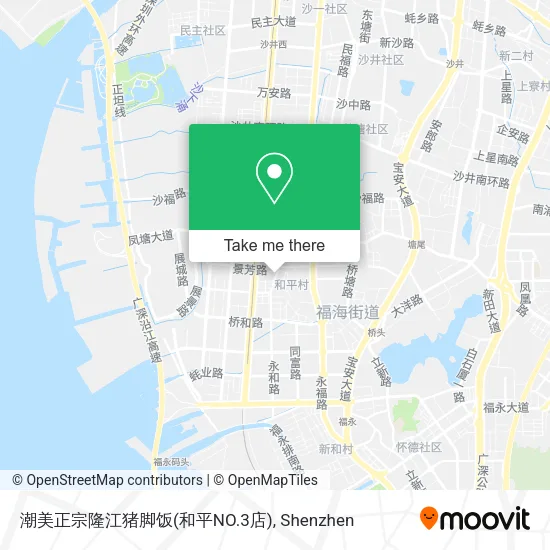潮美正宗隆江猪脚饭(和平NO.3店) map