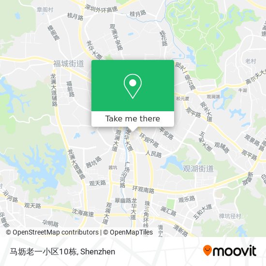 马坜老一小区10栋 map
