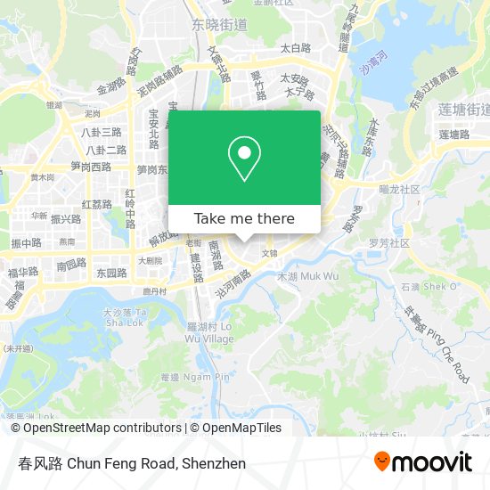 春风路 Chun Feng Road map