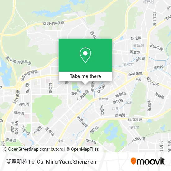 翡翠明苑 Fei Cui Ming Yuan map