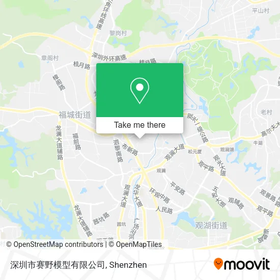 深圳市赛野模型有限公司 map