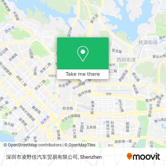 深圳市凌野佳汽车贸易有限公司 map