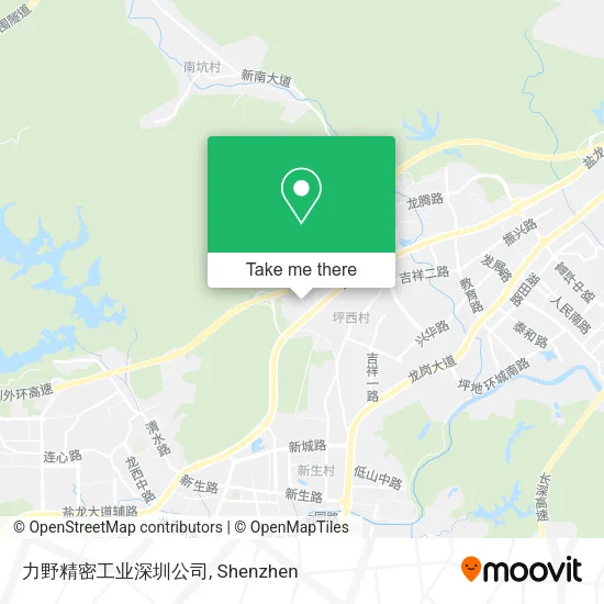 力野精密工业深圳公司 map