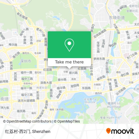 红荔村-西2门 map