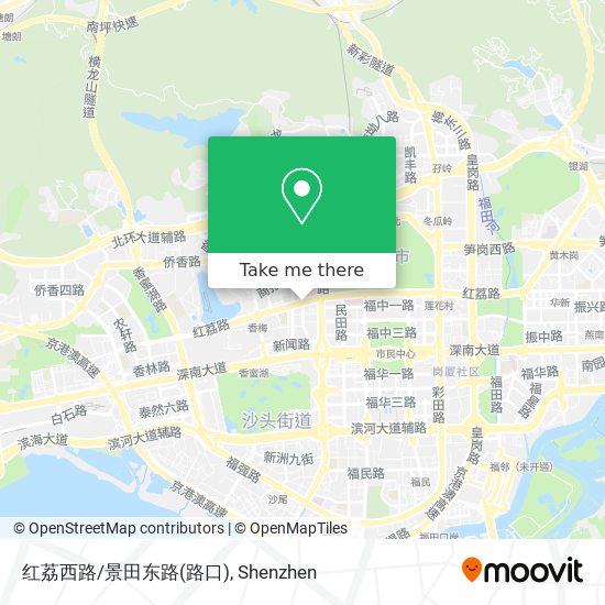 红荔西路/景田东路(路口) map