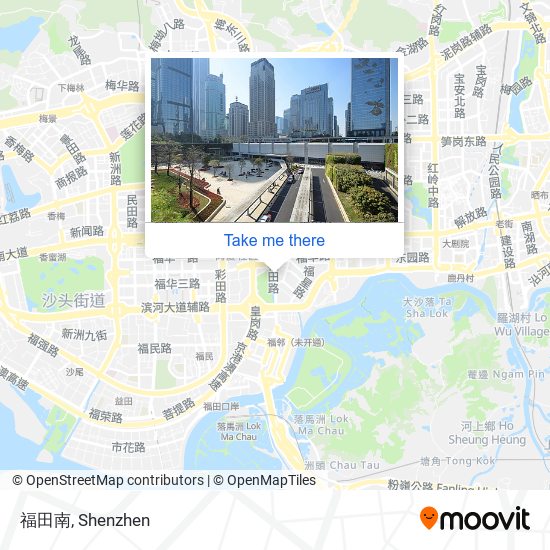 福田南 map