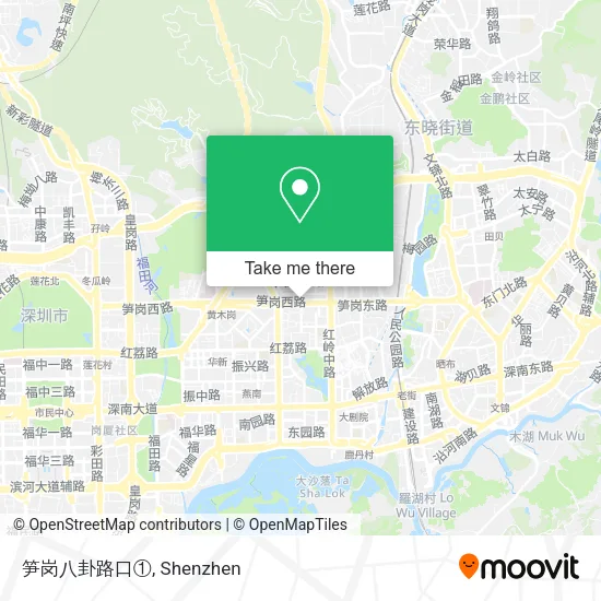 笋岗八卦路口① map