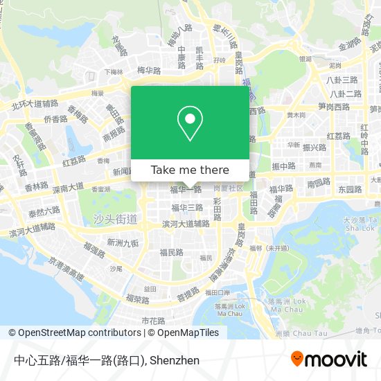 中心五路/福华一路(路口) map