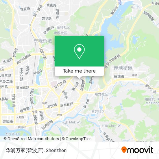 华润万家(碧波店) map