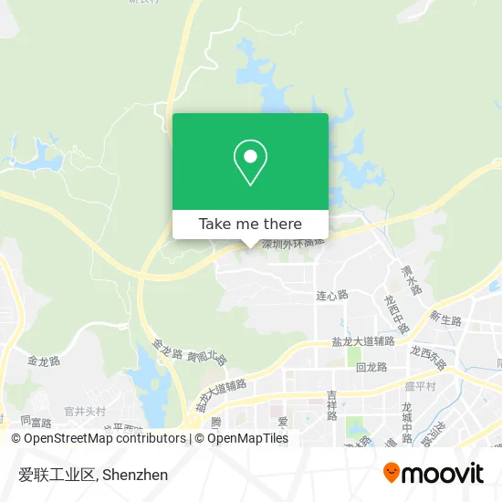 爱联工业区 map