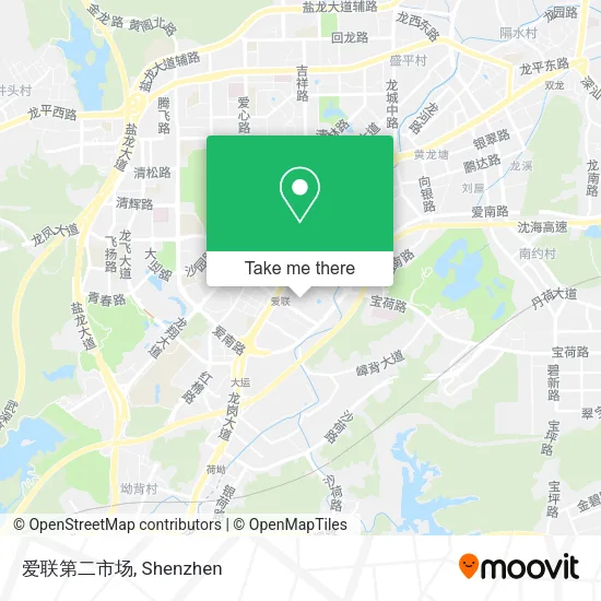 爱联第二市场 map