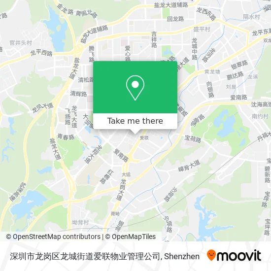 深圳市龙岗区龙城街道爱联物业管理公司 map