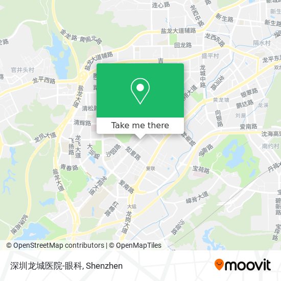 深圳龙城医院-眼科 map